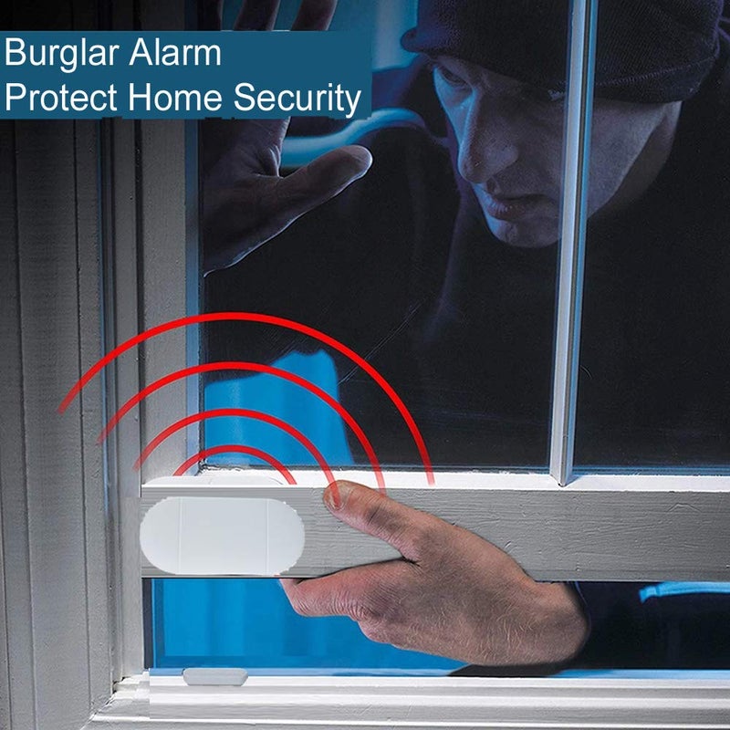 EverNary Door Window Pool Alarm with Remote Control, 2Pcs 130dB Wireless Magnetic Sensor Anti-Theft Door Alarms for Kids Safety Home Store Garage Apartment Business Security - Image 5